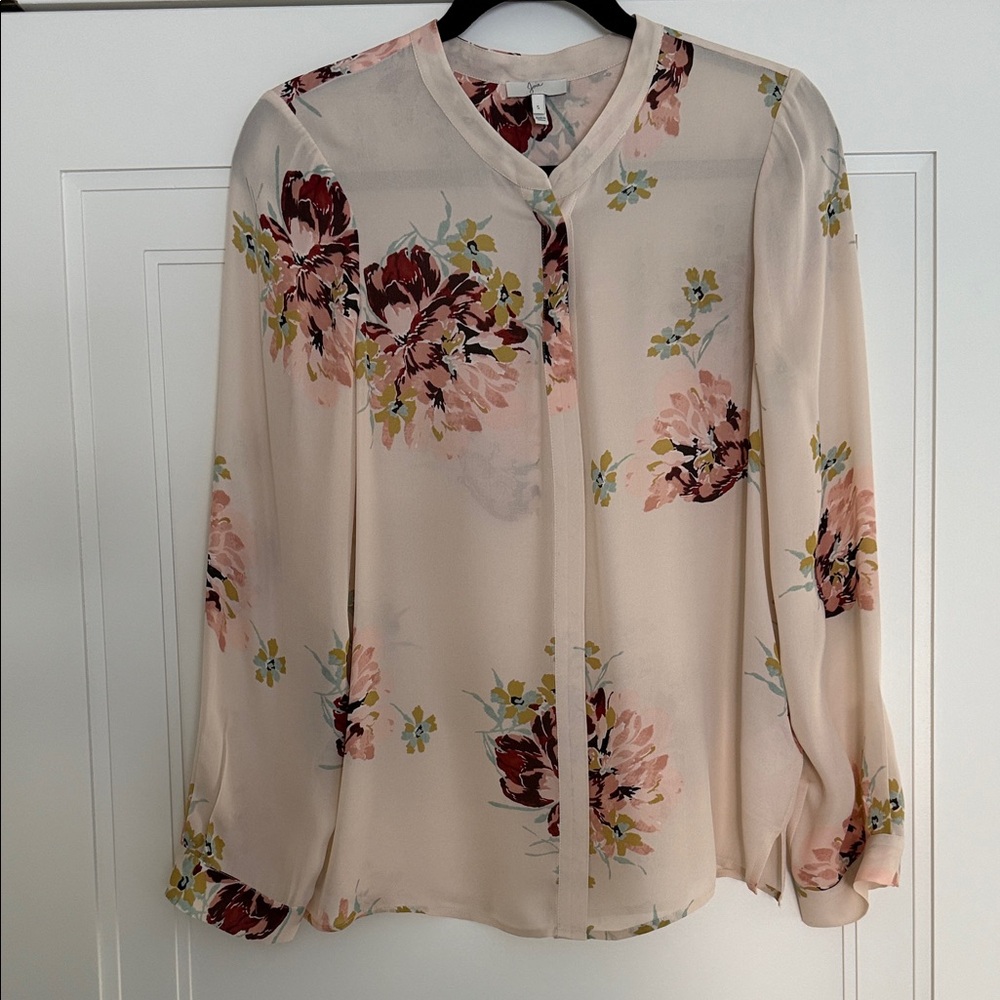 Joie Silk Floral Blouse